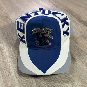 VTG Kentucky Wildcats Snapback‎ Hat College Highway Twins Blue White Cap